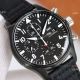 Swiss Replica IWC Chronograph Pilot's Spitfire A7750 Watch Solid Black (7)_th.jpg